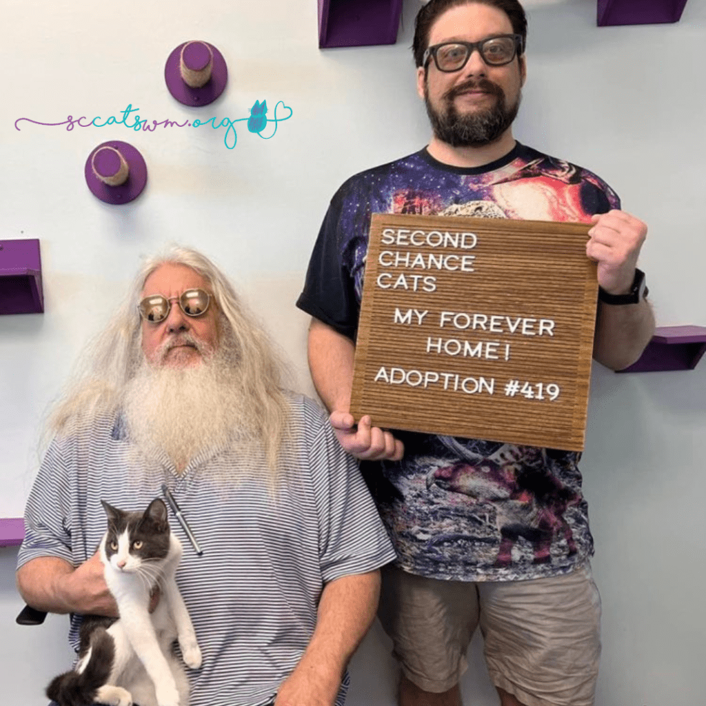 Second Chance Cats of West Michigan cat adoption in Greater Grand Rapids Fred & Aaron Tiensivu